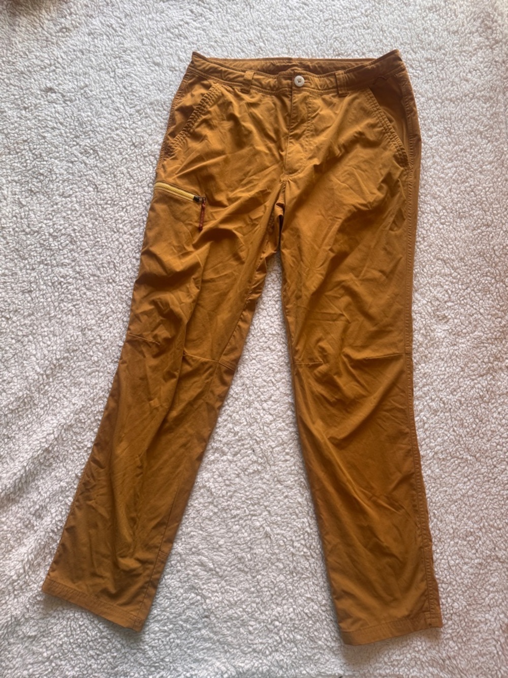 Rei // Men's orange Casual Stretch hiking Pants size 32x30 wi1